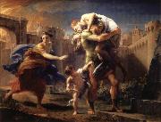 Pompeo Batoni Aeneas Fleeing from Troy oil painting picture wholesale